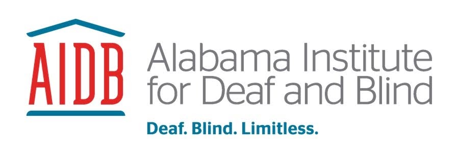 AIDB Alabama Institute for Deaf and Blind Deaf Blind Limitless logo